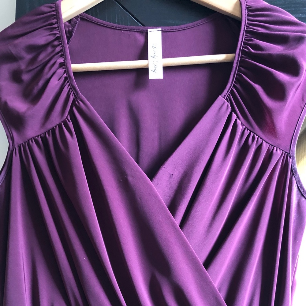 PLUM DRESS - Picture 4 of 4
